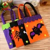 Sacos de Halloween Bolsa de calabaza Brujas Bolsas de dulces Trato o truco 1839 cm Organizador de regalos de dulces Bolsa de almacenamiento Bolso de festival Decorati6592948