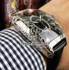 A buon mercato Nuovo CINTReE CURVEX quadrante bianco automatico orologio da uomo argento cassa incrinata cinturino in pelle orologi sportivi da uomo di alta qualità224p228v