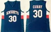 Maglia da uomo High School Stephen 30 Charlotte Knights Maglia Davidson Wildcats Curry College Maglia sportiva da basket Ed economica