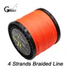 Lenza da pesca intrecciata a 4 fili 1000m Multicolor Super Strong Japan Multifilament PE Braid Line 6.0-137.0LB