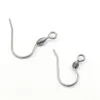 200pcs/lot Surgical Stainless steel covered Silver plated Earring Hooks Nickel Free earrings clasps for DIY Findings Wholesale