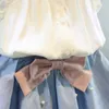 28歳の子供の服の女の子のための弓スカートとレースのトップサマースーツ韓国スタイルの子供用服セットベビー幼児セット