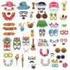 10-60pcs/set Photo Booth Props Photography mask paper Card Birthday Wedding Party Decoration event gift lip/pirate/mermaid/clown/etc NEW 2