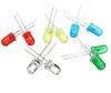 3 mm und 5 mm LED-Leuchtdioden-Sortimentsset für Arduino, helles Weiß, Rot, Blau, Grün, Gelb, 200 Stück