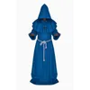 5 couleurs pasteur Cosplay Costume médiéval Renaissance Renaissance Halloween équipement moine Robe mâle moine Cape Cape