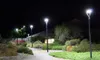 50W 75W 100W 150W LED-post Top Area Pole Street Light IP65 Utomhusbelysning Garden Campus Black 5000K DLC