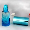 Bottiglia di profumo riutilizzabile in vetro portatile colorato da 20 ml con spray per profumo cosmetico vuoto con atomizzatore per viaggi LX1211