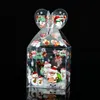 Lådor Favoriter Wrap Christmas Even Clear Presentförpackning Xmassnowman Elk Santa Xmas Tree Behandlar Sweets Candy Boxes
