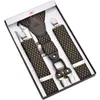 factory stock 4 clips genuine leather suspender free shipping