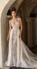 berta spring abito da sposa a sirena sexy corpetto trasparente scollo a barchetta bottoni sul retro abiti da sposa con coda staccabile