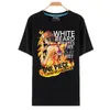 ワンピースTシャツデザイナーアニメTシャツoネック黒Tシャツ