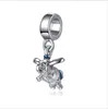 Se adapta a Pandora Pulseras 30pc Dumbo Colgante ElephantSilver Charms Bead Dangle Charm Beads para venta al por mayor Diy European Sterling Necklace Jewelry