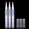 3 ML Transparent Leer Nagelöl Twist Pen Einweg-kosmetische Behälter Lip Gloss Pinsel Applikatoren Wimper-Wachstum Flüssigkeitsschlauch