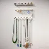 Exibição de jóias Colar Brinco Pulseira Organizador Display Stand Titular Rack de Parede Cabide Para Jóias