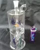 Bouteille d'eau avec filtre muet en verre à quatre griffes, vente en gros, bongs en verre, accessoires pour tuyaux de narguilé