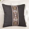 Ultimo cuscino di supporto lombare in pizzo patchwork cotone lino ufficio decorazioni per la casa cuscino per sedia divano fodera per cuscino federa cinese di fascia alta