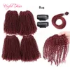 short 12inch weaves hair bundle 4pcs weft hair 2pcs clip in 1pcs closure 1pcs fringe one head synthetic braiding crochet hair exte2079839