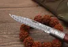 1Pcs Small Damascus Folding Knife VG10 Damascuss Steel Blade Rosewood Handle No Lock With Wood Box Package