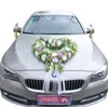 Wedding Car Dress Up Supplies Factory Partia Eucalyptus Rose Wedding Car Super Love