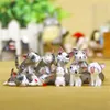 9PCSSet Miniature Fairy Figurines Cute Mini Cat Garden Decor Artificial Micro Landscape Resin Animal Zakka Gifts3112159