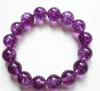 Bracelet en cristal de pop-corn violet naturel, perles à cercle unique, pour femmes, envoyer à des amis, meilleurs produits, bijoux directement d'usine