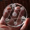 Crafts 7 pcs 2cm Crystal Ball Chakra quartz Sphere Healing gem Stone Beads Fengshui Decor & 8cm Glass Stand