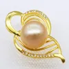 Fashion 10-11mm Large Pearl Necklace Pendant Copper Pendant Bracket and Pearl Valentine's Day Surprise Gift