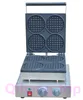 Gros Qihang_top snack machines forme ronde gaufrier 110 v / 220 v gaufre ronde électrique commerciale faisant la machine à vendre