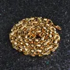 gnimtgil 9mm 20 "الذهب اللون مربع سلاسل القلائد للرجال الأزياء والمجوهرات قلادة وصلة صامتة سلسلة تصميم المجوهرات الذكور