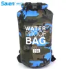 Sac étanche étanche 10L/20L, sac à dos à compression flottante avec étui de téléphone étanche et bandoulière pour bateau, sac de sport, fl