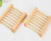 100pcs/lot Bathroom Dish Wood Soap Tray Holder Storage boxes Wooden Soap Rack Plate Box Container