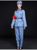 Military Women Uniforms New Eighth Route Army Stage Performance Red Army wear female Garment Red Guards Anti-war Clothing Chinese opera