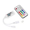 WiFi 미니 RGB RGBW LED 컨트롤러 DC12V 24Key IR / 21Key RF 원격 제어 RGB LED 스트립 스마트 폰 APP 제어