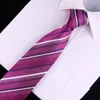 2018 homens mulheres 8 cm listrado gravata de seda negócio do casamento laços gravatas amarelas corbatas kravatte stropdas cravate pour homme