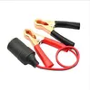 12V Battery Terminal Clip-on Vehicle Car Cigarette Lighter Socket Female Adapter 10A Alligator Clips Extension Cord