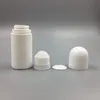 50ml Plastic Roll On Flessen Wit Lege Rolfles 50cc Rol-on Ball Fles Deodorant Parfum Lotion Light Container 100pcs