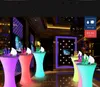 Rechargeable LED lilluminated cocktail table waterproof glowing led bar table lighted up coffee table bar kTV disco party supply