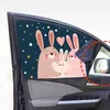 Nouveau CARPRIE 1PC universel voiture soleil enfants ombre rideau ventouse dessin animé preuve côté fenêtre pare-soleil couverture de haute qualité