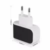 US EU-kontakt 3 USB-portar Väggladdare 5V 3.1A LED Travel Power Adapter EU Laddare Dockavgift för Galaxy S8 Note8