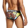 Sexiga underkläder Män Briefs Cuecas Sissy Animal Printed Stitching Gay Underkläder Calzoncillos Hombre Slips Male Panties Underbyxor