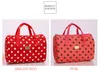 Aosbos Women Solid Waterproof Makeup Bag Dot Pillow Travel Organizer Bag Korean Multifunction Ladies Large Capacity Cosmetic Bag