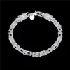 Full Huangshi plum blossom Bracelet sterling silver plated bracelet ; New arrival fashion men and women 925 silver bracelet SPB096