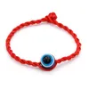 50 PCS/lot mode fil rouge chaîne bleu mauvais œil Bracelet chanceux rouge à la main corde Bracelet pour femmes hommes bijoux amant