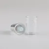 5ml 10ml Empty Cosmetic Airless Pump Lotion Bottle Mini Refillable Beauty Container with pump clear cap F567