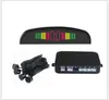 New DC12V LED BIBIBI Car Parking 4 Sensors Auto Car Reverse Backup Rear Buzzer Radar System Kit Sound Alarm288R