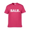 2018 New Summer Brand Balr Clothing Oneck Youth Men's Tシャツ印刷ヒップホップTシャツ100％コットンファッションメンTシャツIllusory963