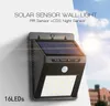 12/16/20/24/54 LEDS LED太陽光発電PIRモーションセンサー壁ライト屋外防水省エネストリートガーデンセキュリティランプ