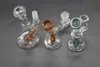 Chegam novas Viagem Mini Bongos O Vidro Marciano Blunt Bongo Double port Bubbler Joint Bolha Fumar Pequeno Tubulação De Água dab rigs bong