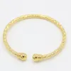 Bracelet manchette Style classique haute poli 18 carats or jaune rempli femmes dame Bracelet cadeau solide bijoux 4491301