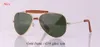 2019 New Pu Leather Bridge Aviation Pilot UV400 3422 Sunglasses Men Men Designer للجنسين G15 Lens Women Da Sole Eyewear Sungl8488316y
